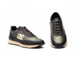 Deportivos Mujer Piel Negro Metal 3444 54,95 €