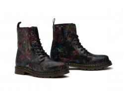 Bota Mujer Piel Flores Negro R83-M102 64,95 €