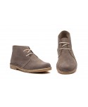 Botín Hombre Piel Serraje Gris Cordones Pisa Mierdas SF-6012 44,95 €