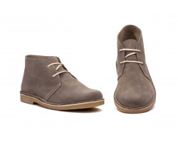 Botín Hombre Piel Serraje Gris Cordones Pisa Mierdas SF-6012 44,95 €