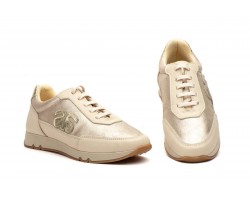 Deportivos Mujer Piel Platino BeigeMetal 3444 54,95 €