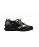 Deportivos Mujer Piel Negro Plata 2106 54,95 €