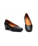 Zapatos Mujer Piel Negro Tacón 1631 54,95 €