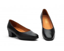 Zapatos Mujer Piel Negro Tacón 1631 54,95 €
