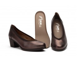 Zapatos Mujer PIel Galaxy Nut Tacón GV-9571