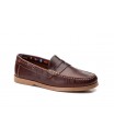 Men's Boat Shoes Leather Pull-Up Cowhide 01-N354,95 €