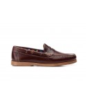 Men's Boat Shoes Leather Pull-Up Cowhide 01-N354,95 €