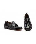 Men's Black Leather Shoes with Leather Sole Castellanos 100464,95 €