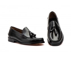 Men's Black Leather Shoes with Leather Sole Castellanos 100464,95 €