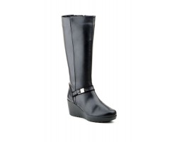 Botas Mujer Piel Negro Cuña 1022 74,95 €