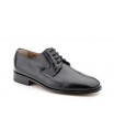 Men's Black Leather Lace-Up Shoes with Wide Leather Sole Special 1169,95 €