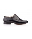 Zapatos Hombre Piel Negro Cordones Suela de Cuero 1147 1147 69,95 €