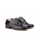 Zapatos Hombre Piel Negro Cordones Suela de Cuero 1147 1147 69,95 €