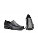 Men's Black Leather Shoes with Elastic Sides 121649,95 €