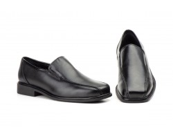 Men's Black Leather Shoes with Elastic Sides 121649,95 €