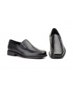 Men's Black Leather Shoes with Elastic Sides 121649,95 €