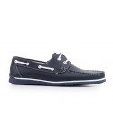 Men's Navy Leather Boat Shoes with Laces 140n49,95 €
