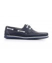 Men's Navy Leather Boat Shoes with Laces 140n49,95 €