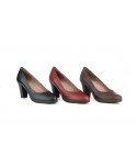 Zapatos Salón Mujer Piel Negro GEL 1586 49,95 €