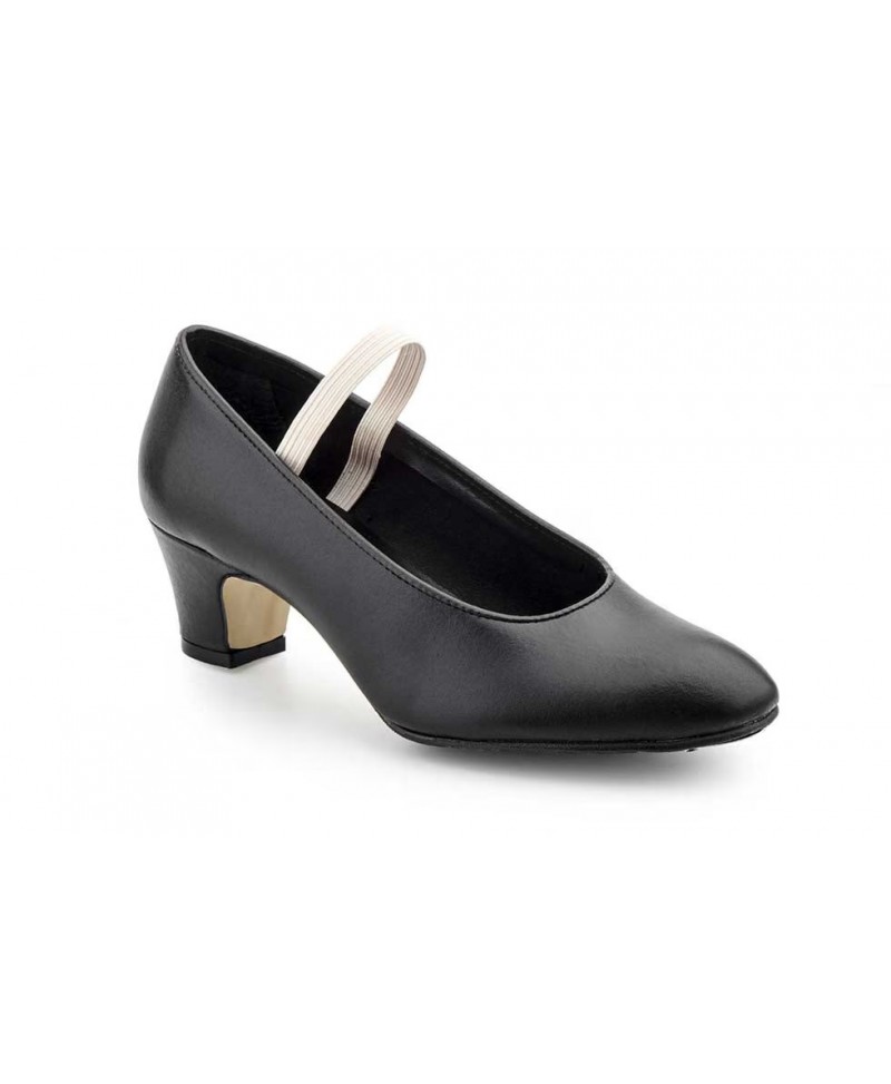 Zapatos Sevillana Profesional Piel Negro Punta Tacón Metálicos Elástico 16 44,95 €