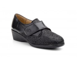 Women's Leather Stretch Fabric Wedge Shoes 170549,95 €