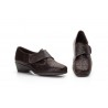 Women's Leather Stretch Fabric Wedge Shoes 170549,95 €