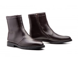 Men's Leather Boots with Zipper and Shearling Lining 204064,95 €