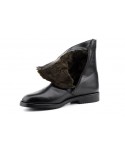 Men's Leather Boots with Zipper and Shearling Lining 204064,95 €