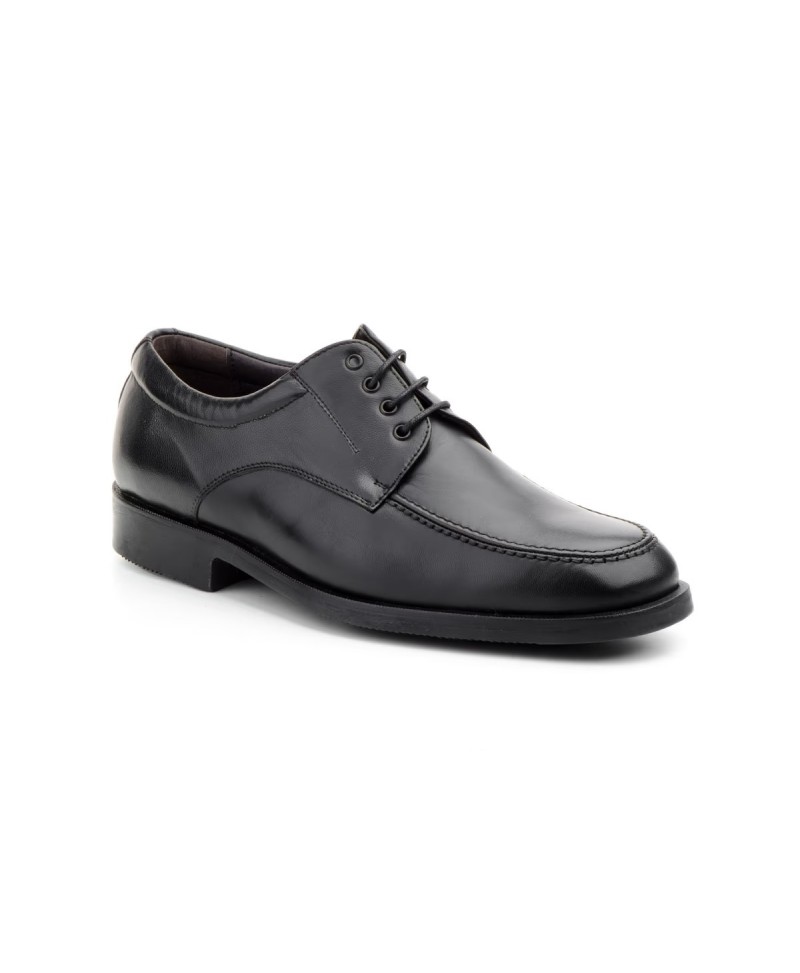 Zapatos Hombre Piel Negro Cordones Ancho Especial 12 2780 69,95 €