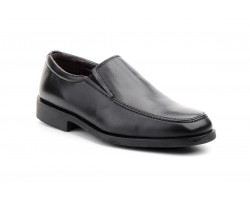 Zapatos Hombre Piel Negro Elásticos Ancho Especial 12 2781 69,95 €