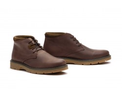 Botín Hombre Piel Marrón Cordones 3002 64,95 €